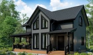 Проекты каркасных домов с террасой от 3627 рублей | Строй-Сль