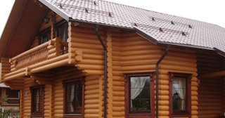 Строительство дома из оцилиндрованного бревна в Усолье-Сибирском - от 134693 рублей